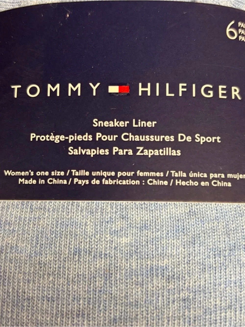 New Tommy Hilfiger Socks Women’s 6 Pair Sneaker Liner Casual Activewear Preppy